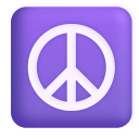 Peace Symbol 3d icon
