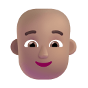 Person-Bald-3d-Medium icon