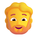 Person Beard 3d Default icon