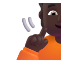 Person Deaf 3d Dark icon