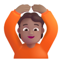 Person Gesturing Ok 3d Medium icon
