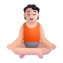 Person In Lotus Position 3d Light icon