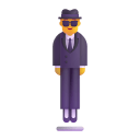 Person-In-Suit-Levitating-3d-Default icon