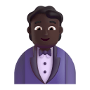Person In Tuxedo 3d Dark icon