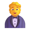Person In Tuxedo 3d Default icon