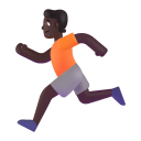 Person Running 3d Dark icon
