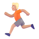 Person Running 3d Medium Light icon