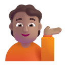 Person Tipping Hand 3d Medium icon