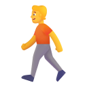 Person Walking 3d Default icon