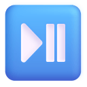 Play Or Pause Button 3d icon
