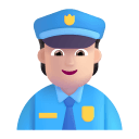 Police Officer 3d Light icon