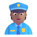 Police Officer 3d Medium icon