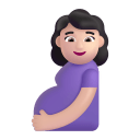 Pregnant Woman 3d Light icon