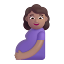 Pregnant Woman 3d Medium icon