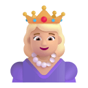 Princess 3d Medium Light icon