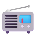 Radio-3d icon