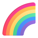 Rainbow 3d icon