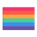 Rainbow Flag 3d icon