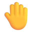 Raised Back Of Hand 3d Default icon