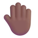 Raised Back Of Hand 3d Medium Dark icon