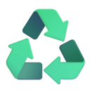 Recycling Symbol 3d icon