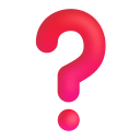 Red-Question-Mark-3d icon