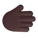 Rightwards Hand 3d Dark icon