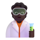 Scientist 3d Dark icon