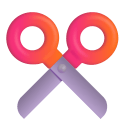 Scissors 3d icon