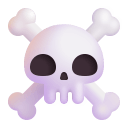 Skull-And-Crossbones-3d icon