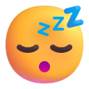 Sleeping Face 3d icon