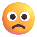 Slightly Frowning Face 3d icon