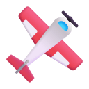Small-Airplane-3d icon