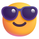 Smiling Face With Sunglasses 3d icon