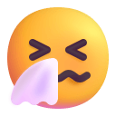 Sneezing Face 3d icon