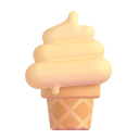 Soft Ice Cream 3d icon