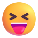 Squinting-Face-With-Tongue-3d icon