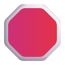 Stop Sign 3d icon
