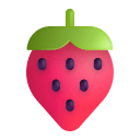 Strawberry 3d icon