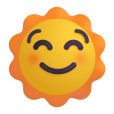 Sun-With-Face-3d icon