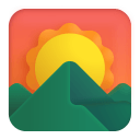 Sunrise Over Mountains 3d icon