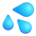 Sweat-Droplets-3d icon
