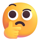Thinking-Face-3d icon