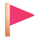 Triangular Flag 3d icon