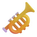 Trumpet 3d icon