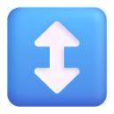 Up-Down-Arrow-3d icon