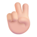 Victory Hand 3d Light icon
