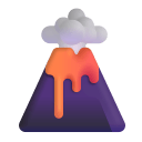 Volcano 3d icon