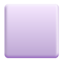 White Large Square 3d icon