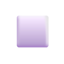 White Medium Small Square 3d icon
